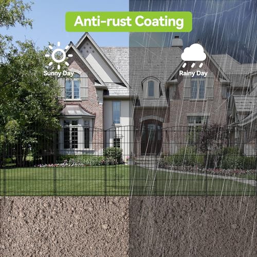 Decorative Garden Fence 6 Panels 13ft (39 Sq Ft)