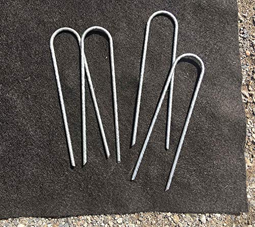 Galvanized 6 Inch Landscape Staples ~ 9 Gauge Steel