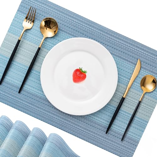Placemats Set of 4 Washable Indoor (4 Count)