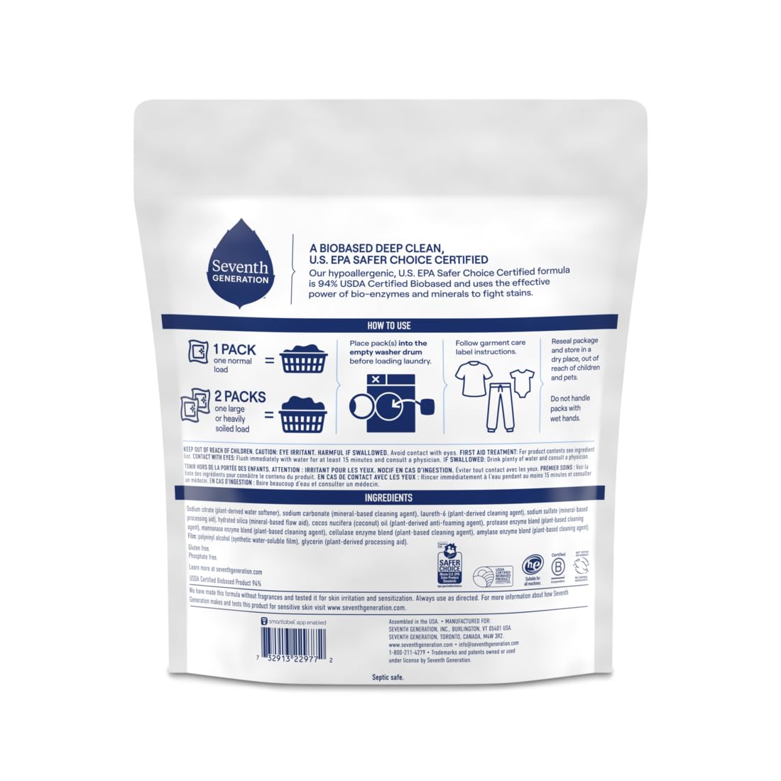 Laundry Detergent Packs (45 Count)