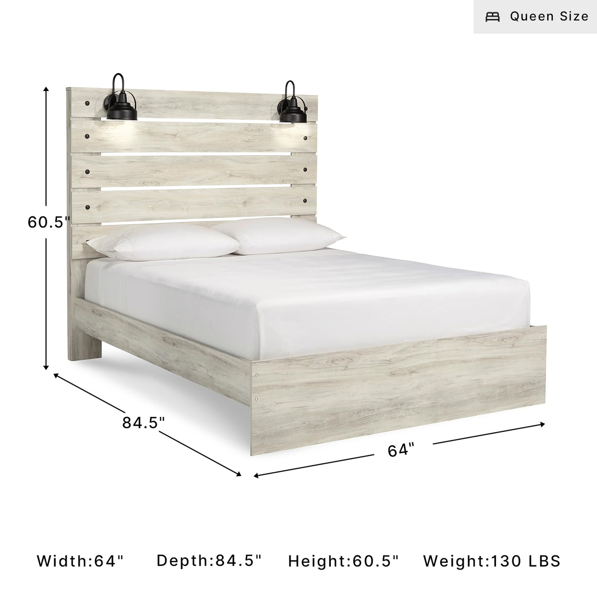 Queen Bed Frame with Headboard