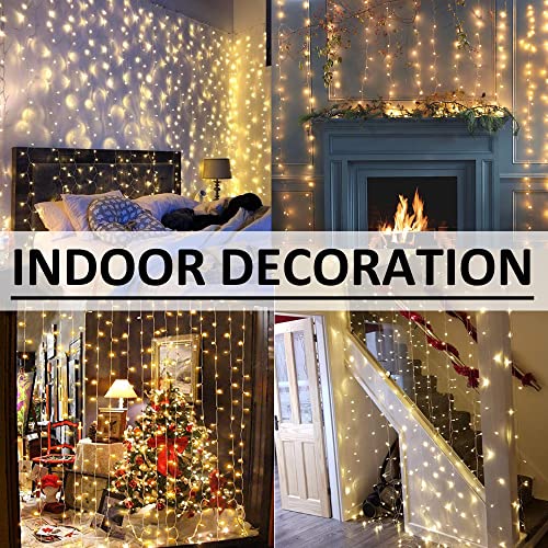 LED Curtain Lights Outdoor 40ft x10ft