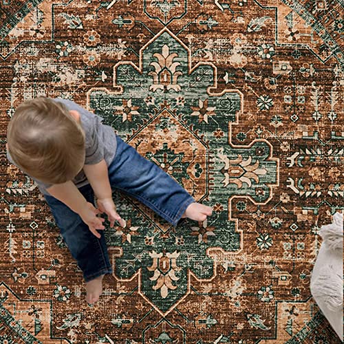 Ultra Thin Washable Round Rug