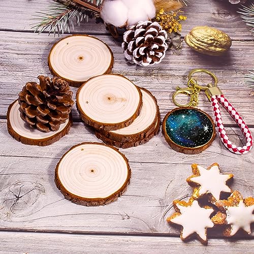 Unfinished Wood Slices 30pcs 2.8" (30 Count)