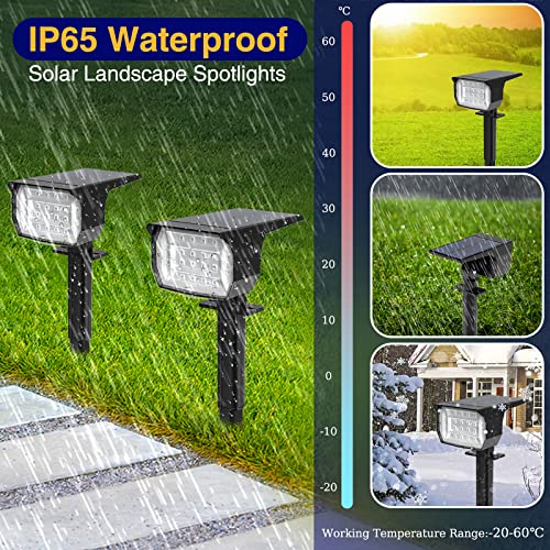 Solar Spot Lights Outdoor Color Changing (8 Count)