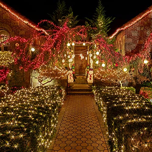 Warm White Solar String Lights Outdoor (2 Count)