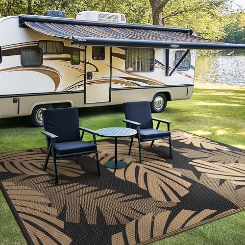 Outdoor Rug Waterproof Plastic Rugs for Patio (108 Sq Ft)