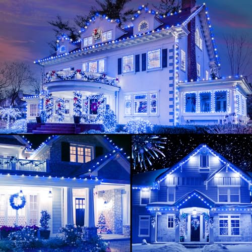 2 Pack Blue and White C9 LED Christmas String Lights (2 Count)