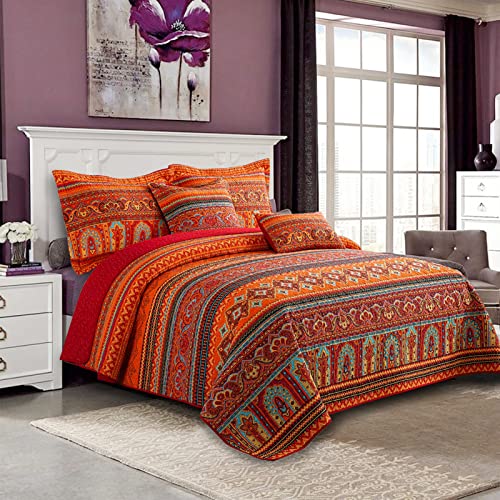 Cotton Quilt Queen Size Bedding Set