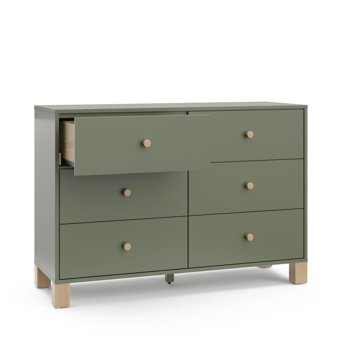 California 6 Drawer Double Dresser