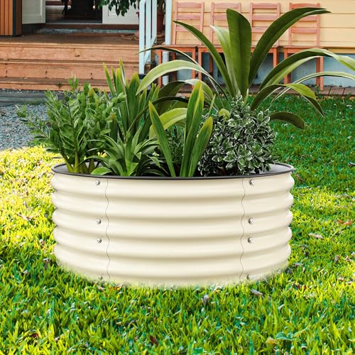 17'' Tall Round Raised Garden Bed Kit