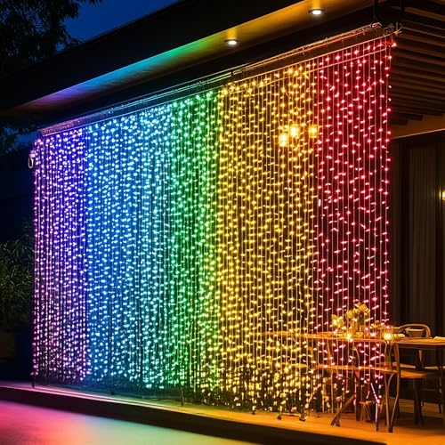 300 LED Curtain String Lights