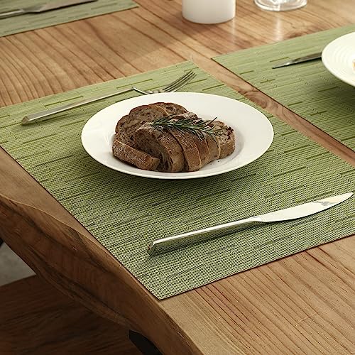 Pea Green Placemats Set of 4 (4 Count)