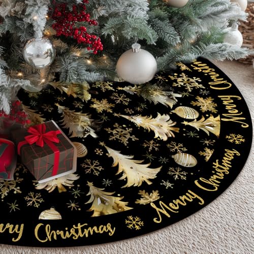 Merry Christmas Tree Skirt 36 Inch
