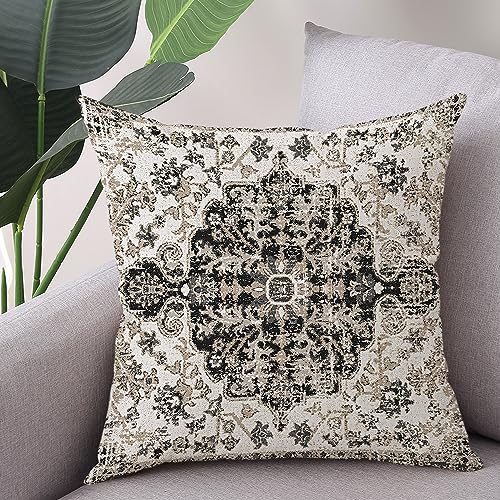 Outdoor Waterproof Pillow Covers 16X16 Inch Set of 2 (7.5 Count)