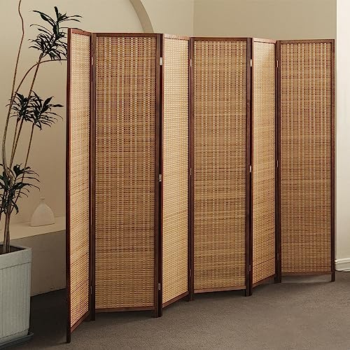 6 Panel Bamboo Room Divider