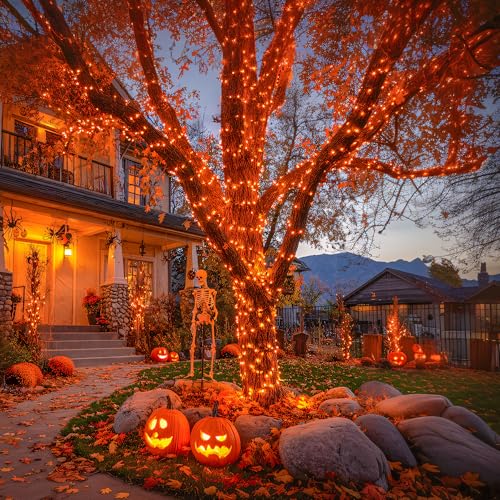 600 LED Solar Halloween Lights (206.7 Foot)