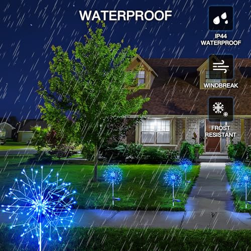 Solar Garden Lights Outdoor Waterproof Decorative (2 Count)