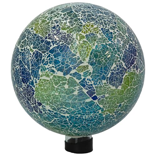 Sunnydaze 10" Mosaic Glass Gazing Ball for Garden