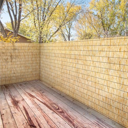 Natural Reed Fencing Roll 5.5x16.4FT Privacy Screen for Patio (89.7 sq ft sq ft)