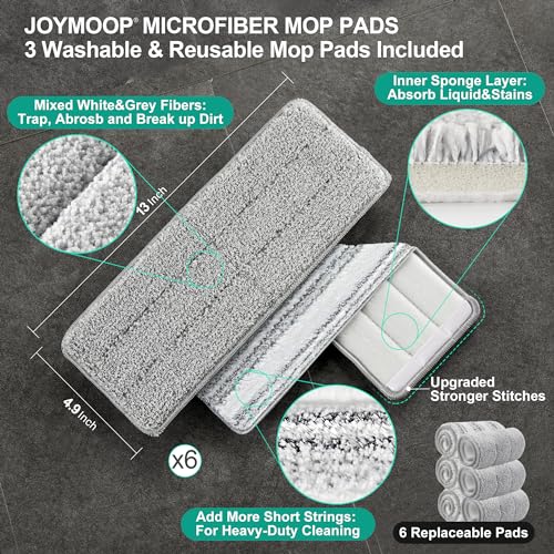 Microfiber Flat Mop System with Bucket