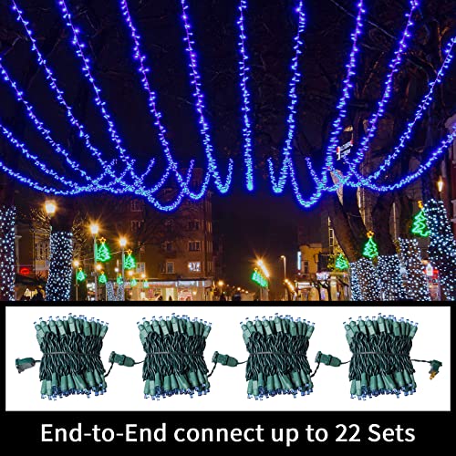 100 LED Blue Christmas Lights (100 Count)