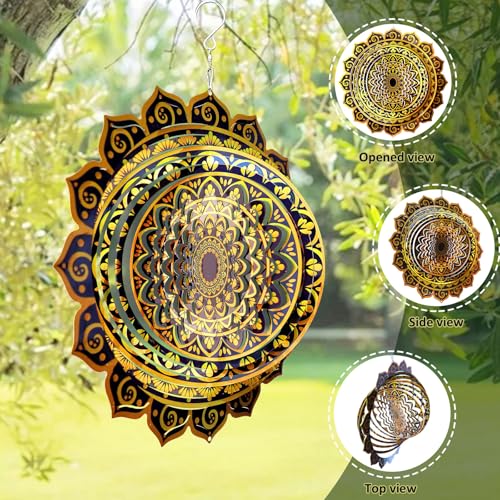 Wind Spinner Mandala Rich Gold‌