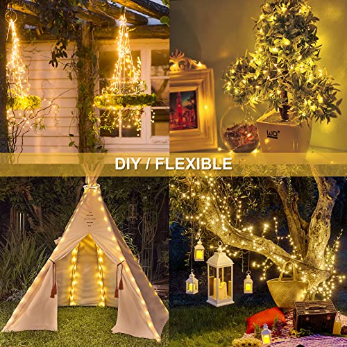 2 Pack Solar Fairy Lights (66 Foot)
