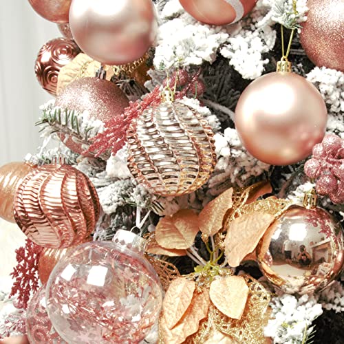 16ct Christmas Ball Ornaments Shatterproof Xmas Tree Hanging Balls Decorations Perfect for Holiday Wedding Christmas Decor (24 Count)