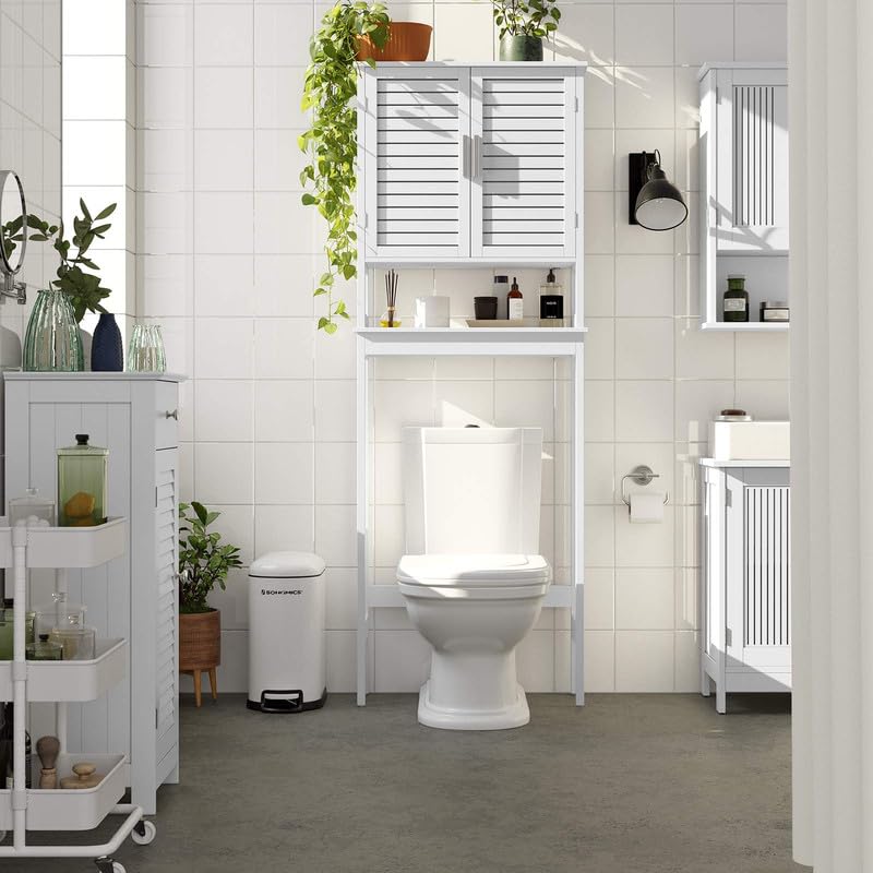 Bamboo Over The Toilet Storage Cabinet