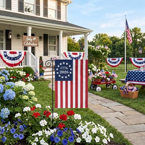 250 Anniversary USA Flag Garden Flags 1776