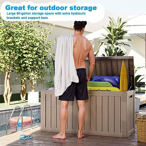 80 Gallon Outdoor Deck Box