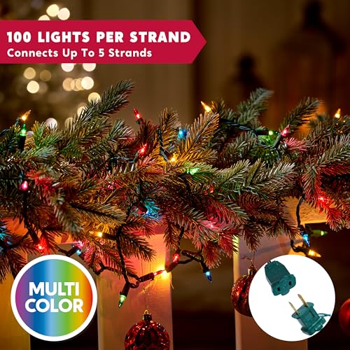 Multicolor Christmas String Lights (200 Count)