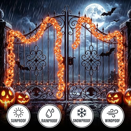 10 ft Halloween Chain Lights (2 Count)
