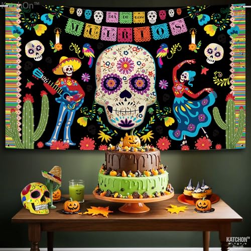 Day of the Dead Backdrop 72x44 Inch