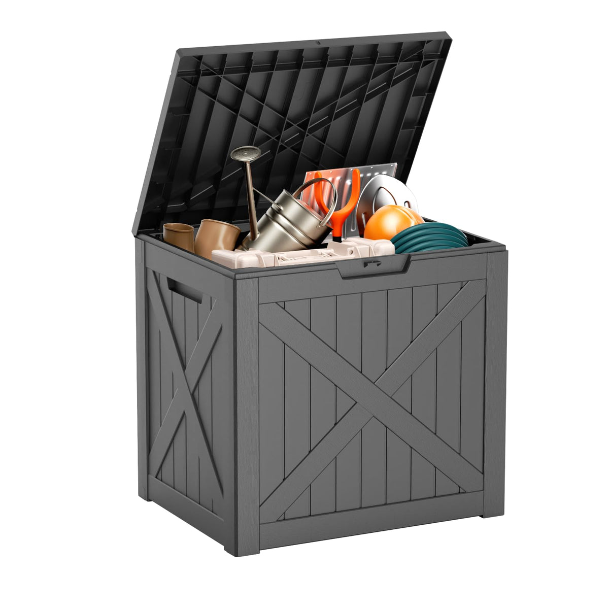 32 Gallon Deck Box X pattern