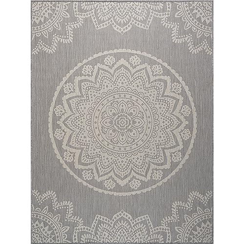 Outdoor Rug 9x12 Modern Area Rugs for Large Indoor and Outdoor Patios and Porches