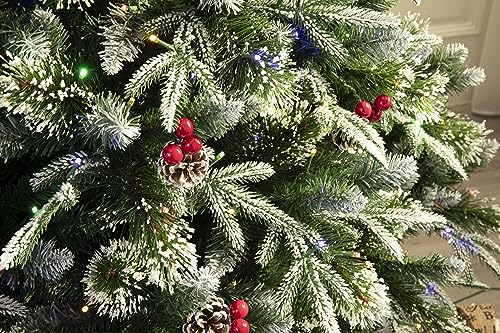 Super Dual Flocked Pine Christmas Tree Pre