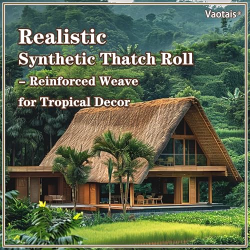 Realistic Synthetic Thatch Roll Sun