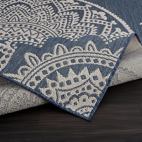 Outdoor Rug 5x7 Modern Area Rugs for Indoor and Outdoor Patios and Porches
