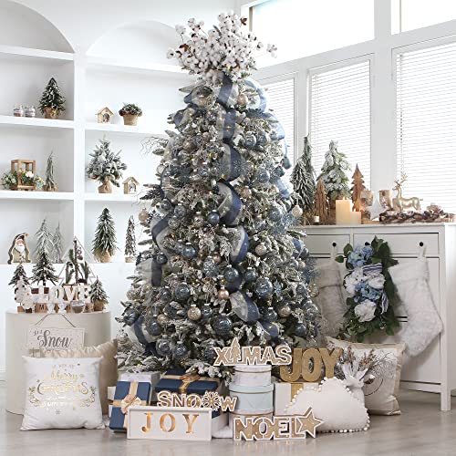 16 Pack Clear Christmas Ball Ornaments with Fillers (16 Count)