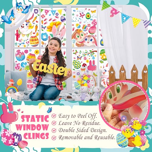 Large Easter Window Clings