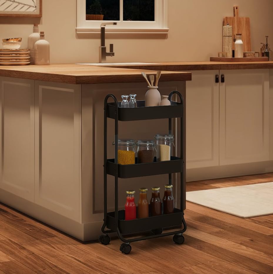 Slim Rolling Storage Cart