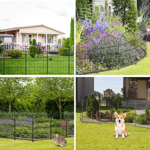 Garden Fence Animal Barrier with Gate