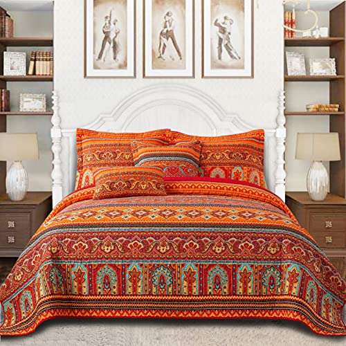 Cotton Quilt Queen Size Bedding Set