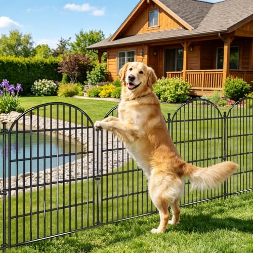 10 Panels No Dig Decorative Garden Fence (10 Count)