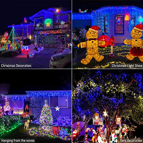 99ft Blue Christmas Lights Outdoor