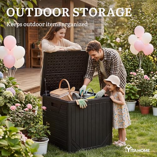 150 Gallon Large Outdoor Storage Box w