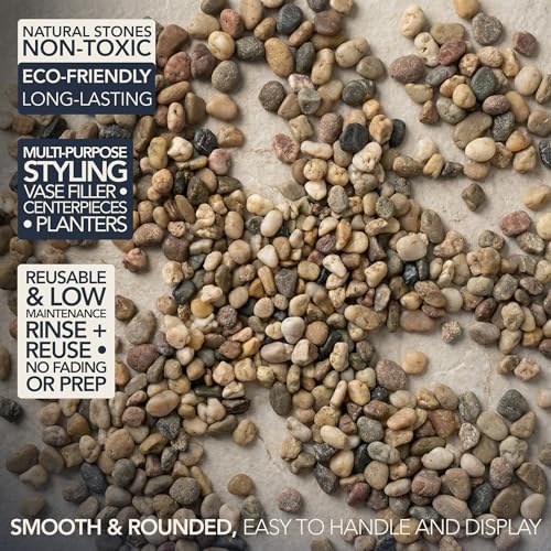 River Rocks Aquarium Gravel (80 Ounce)