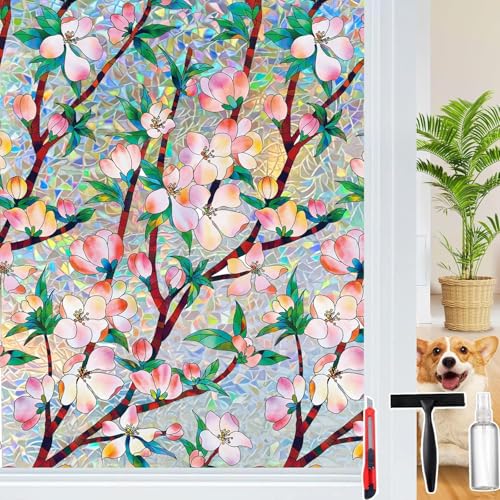 Rainbow Window Privacy Film Decorative (271.3 sq inch)